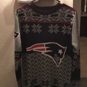 New England Patriots ugly Xmas sweater